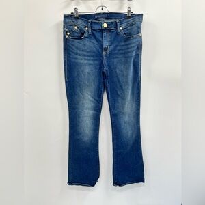 Womens Rock & Republic Dark Wash Bootcut Denim Jeans Size 12